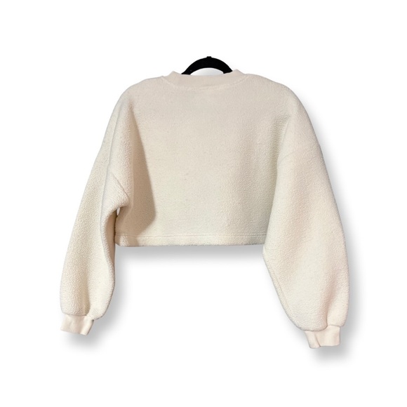 Aritzia sunday best cream off white crop sweater size XS - Picture 3 of 13